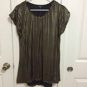 NWT Black/Gold Dress