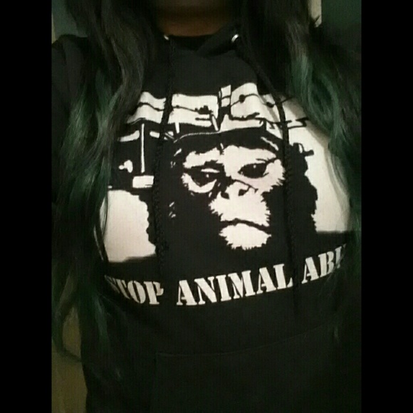 Stop animal abuse hoodie