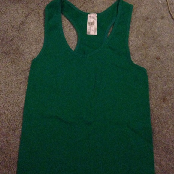 Green tanktop