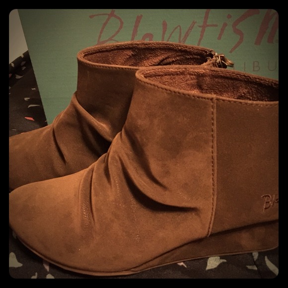 Dark brown ankle boots
