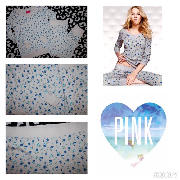 💙⛄❄️️VICTORIA'S SECRET THERMAL SLEEP SET❄️⛄️💙