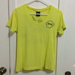 Yellow Stussy V-Neck