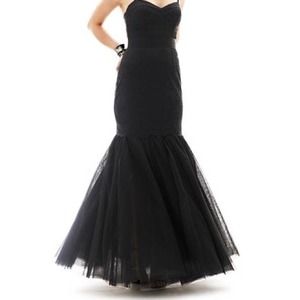 Black Lace Mermaid Prom Dress