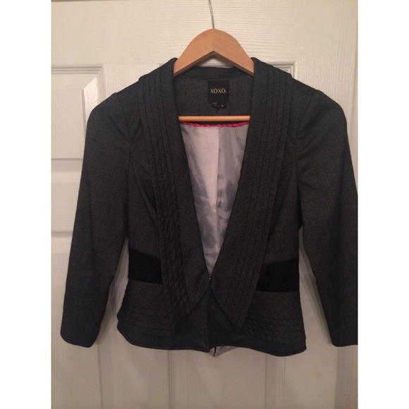 ❌Traded❌grey black blazer