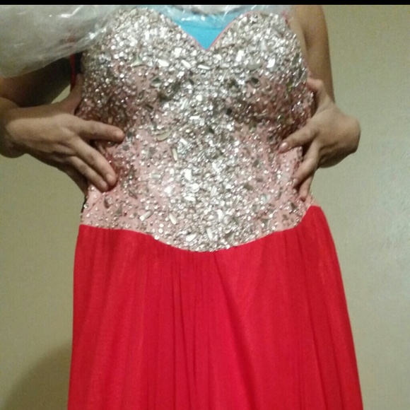 Long elegant dress used once for military ball