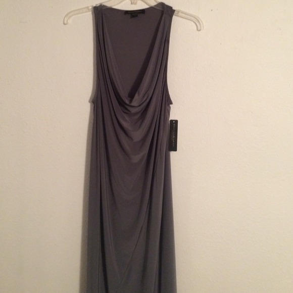 Long Gray Evening Dress
