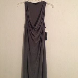 Long Gray Evening Dress