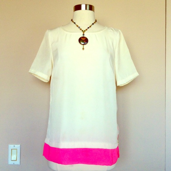 H&M Colorblock Short-Sleeved Top