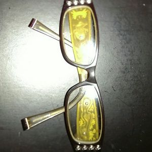 Official ED HARDY glassses few rhinestones missing