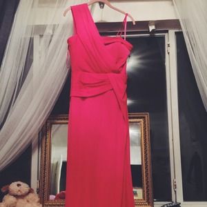 Beautiful fuchsia gown
