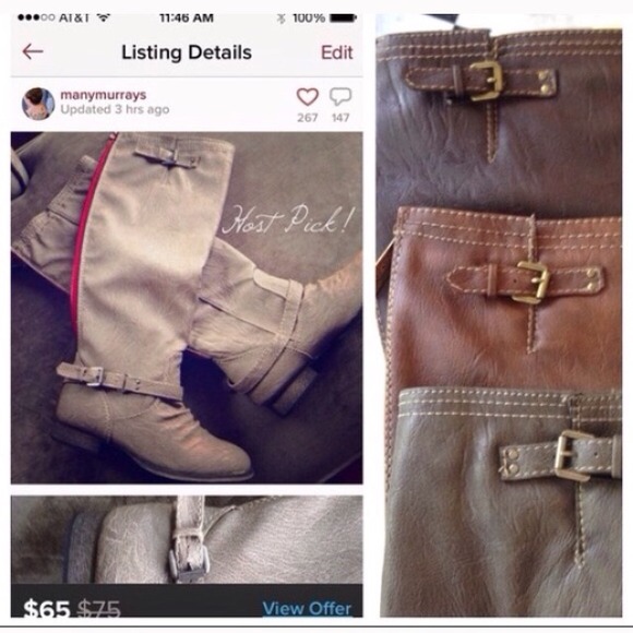 Drk brown size 5.5 boots(other sizes/colors avail)