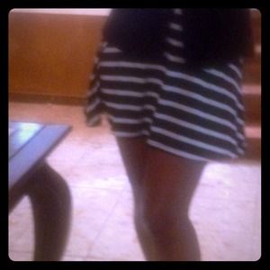 Black ams white dress/skirt combo