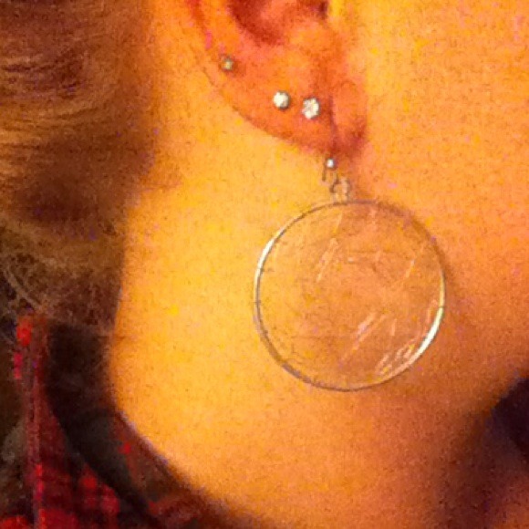 Metal earrings