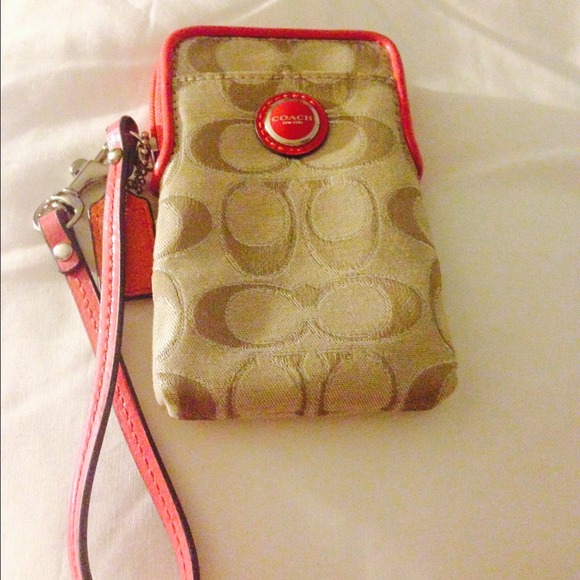 Authentic Coach clutch.