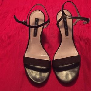 Brown strapped sandals