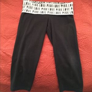 Victoria's Secret Pink crop yogas