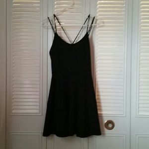 Black Skater Dress & Hair Extensions