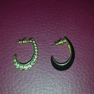 Elegant double sided earrings