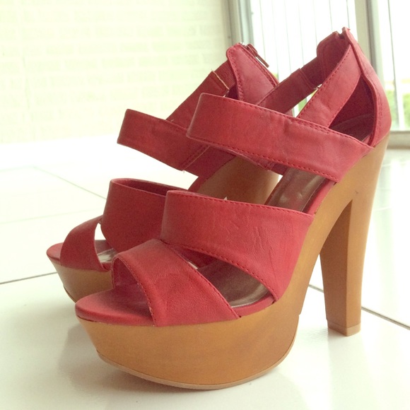 Charlotte Russe Maroon Pumps