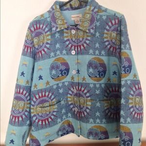 Sun and Moon Button Up Blazer