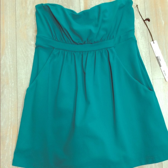 Susana Monaco strapless top