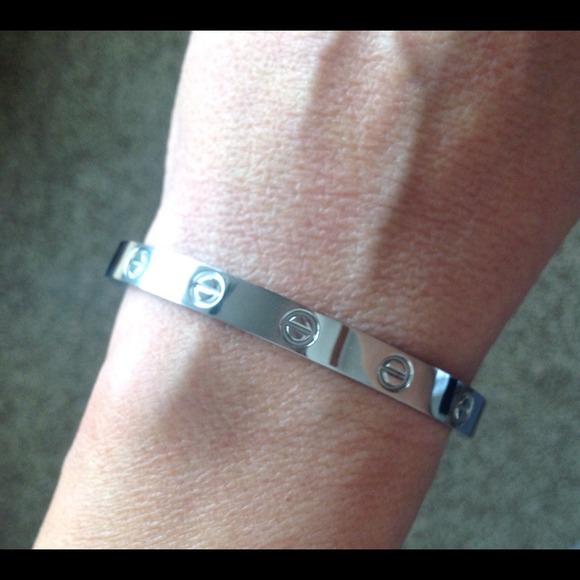 White Gold Cartier Bracelet---SOLD