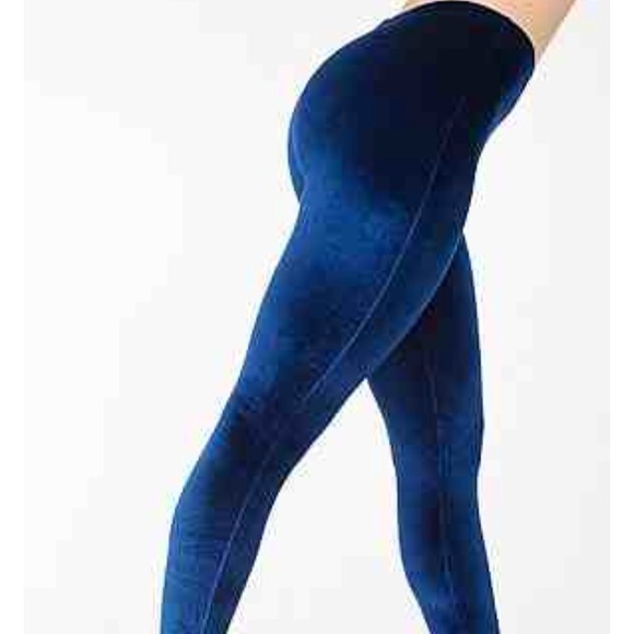 Velvet leggings