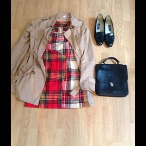 SOLd~SOLD~SOLD Vera Wang: Princess Plaid Dress