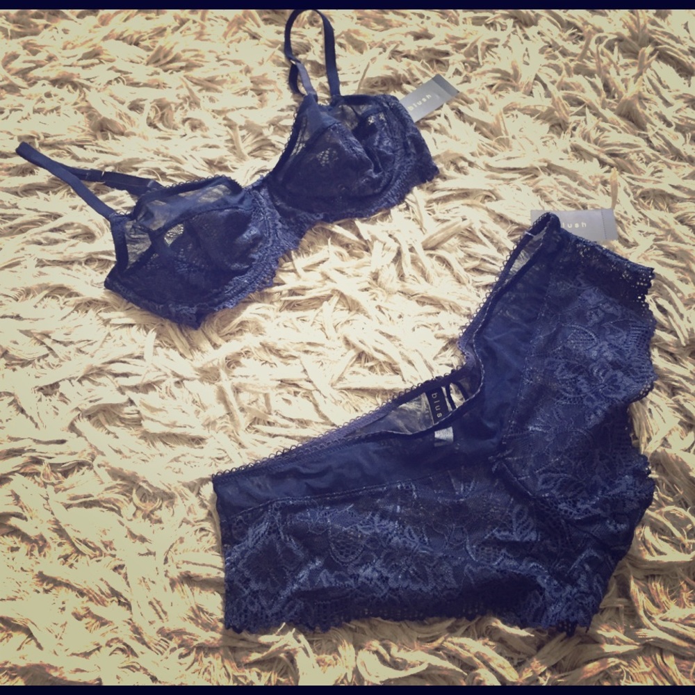 [blush intimates] lace set//.