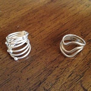 Solid sterling rings