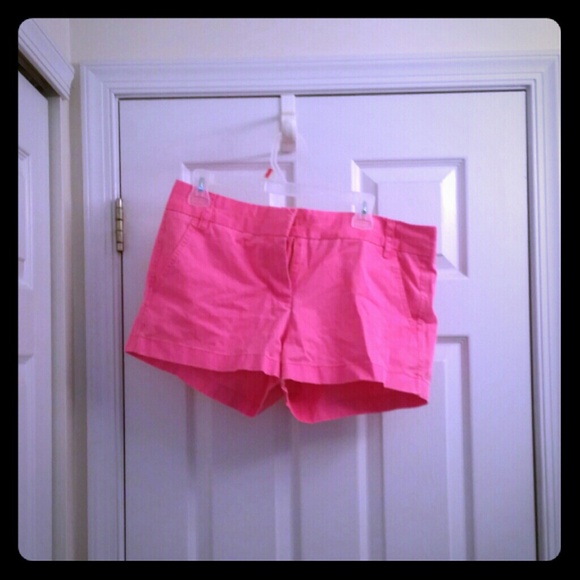 Neon jcrew shorts