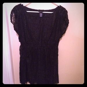 Black sequined dress