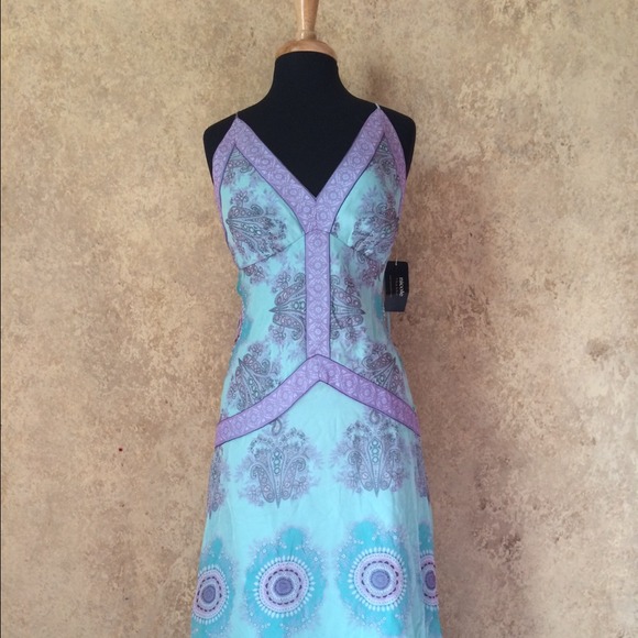 NWT Nicole Miller Chiffon Sun Dress size 6