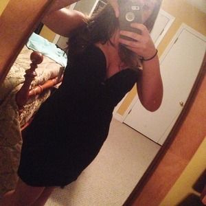 Guess black bustier dress NWT