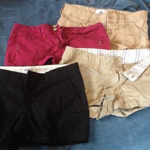 4 pairs of shorts