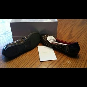 Brown/Chestnut Animal Print Coach footwear