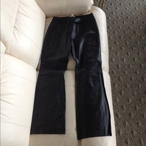 Leather pants, soft and buttery