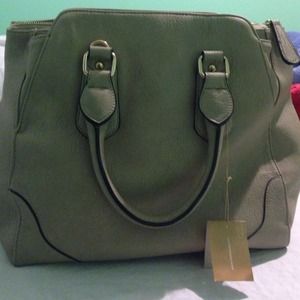 Francesca's Taupe/Beige Purse Handbag