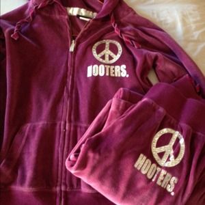 Hooters lavendar bling jumpsuit