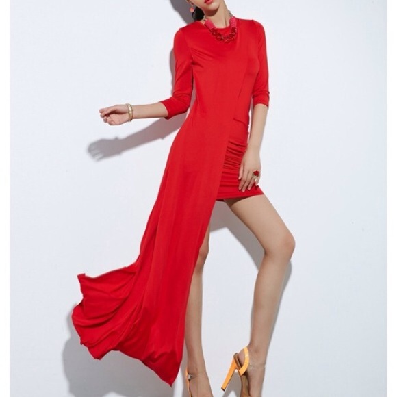 Tuxedo Collection Dresses & Skirts - Tuxedo "Asymmetry" Maxi Dress