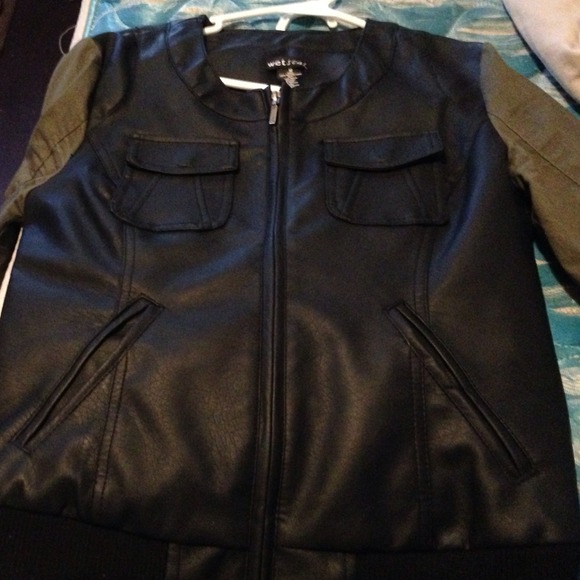 Leather jacket