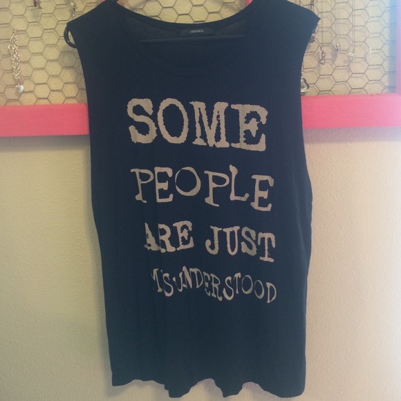 Black muscle tank