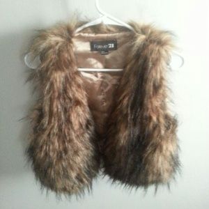 Forever 21 fur vest