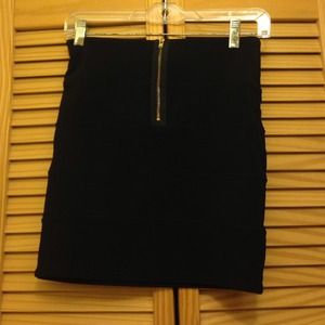 Topshop mini skirt.  Size 6 but it's closer to a 4