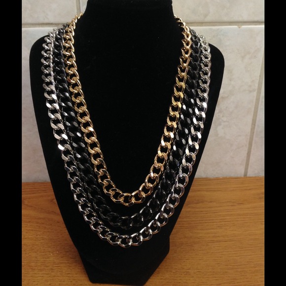 SOLD...REDUCED!!!...TriColor Necklace