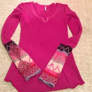 Free people long sleeve shirt