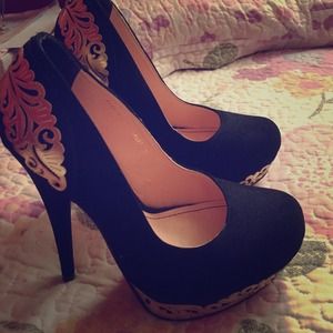 Black heels