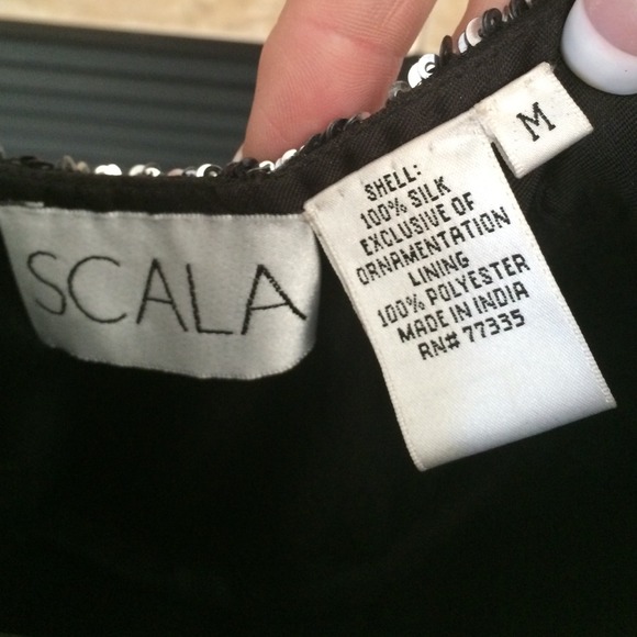 Black and sliver holiday dress - Picture 2 of 2