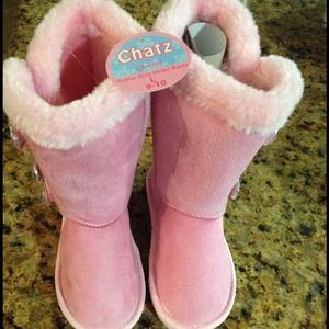 Toddler girls fur boots