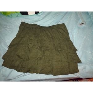 Olive skirt